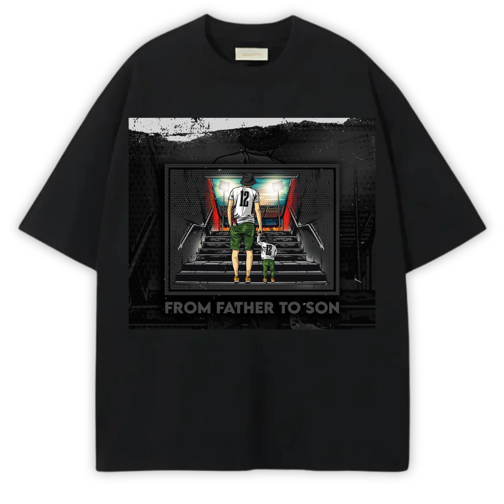 FROM FATHER TO SON OVERSIZE T-SHIRT