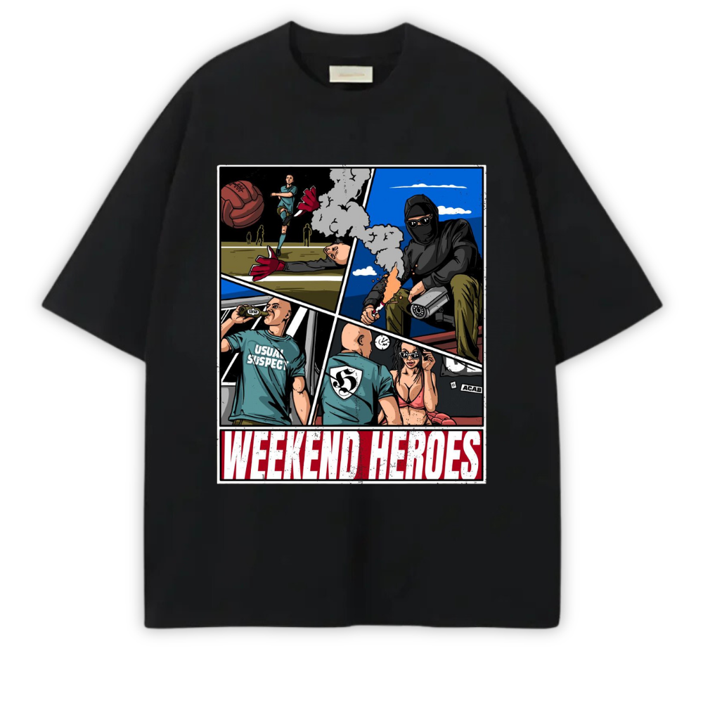 WEEKEND HEROES OVERSIZE T-SHIRT