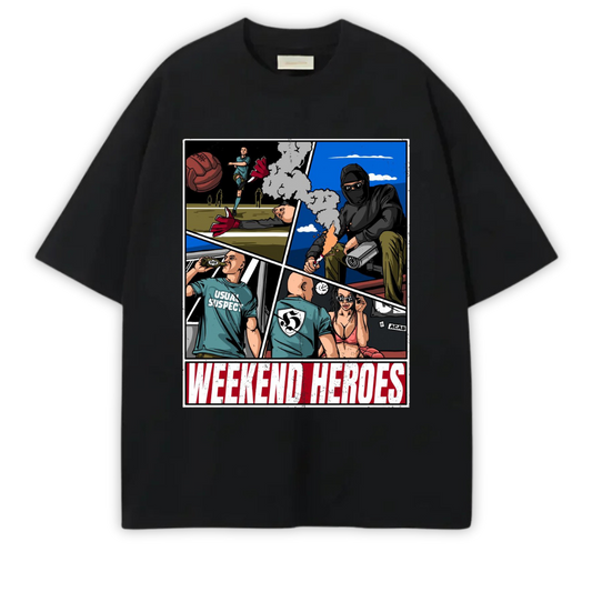 WEEKEND HEROES OVERSIZE T-SHIRT